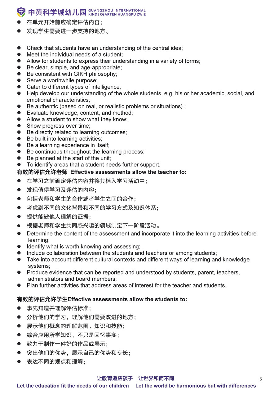 GIKH PYP Assessment Policy评估政策(图6)